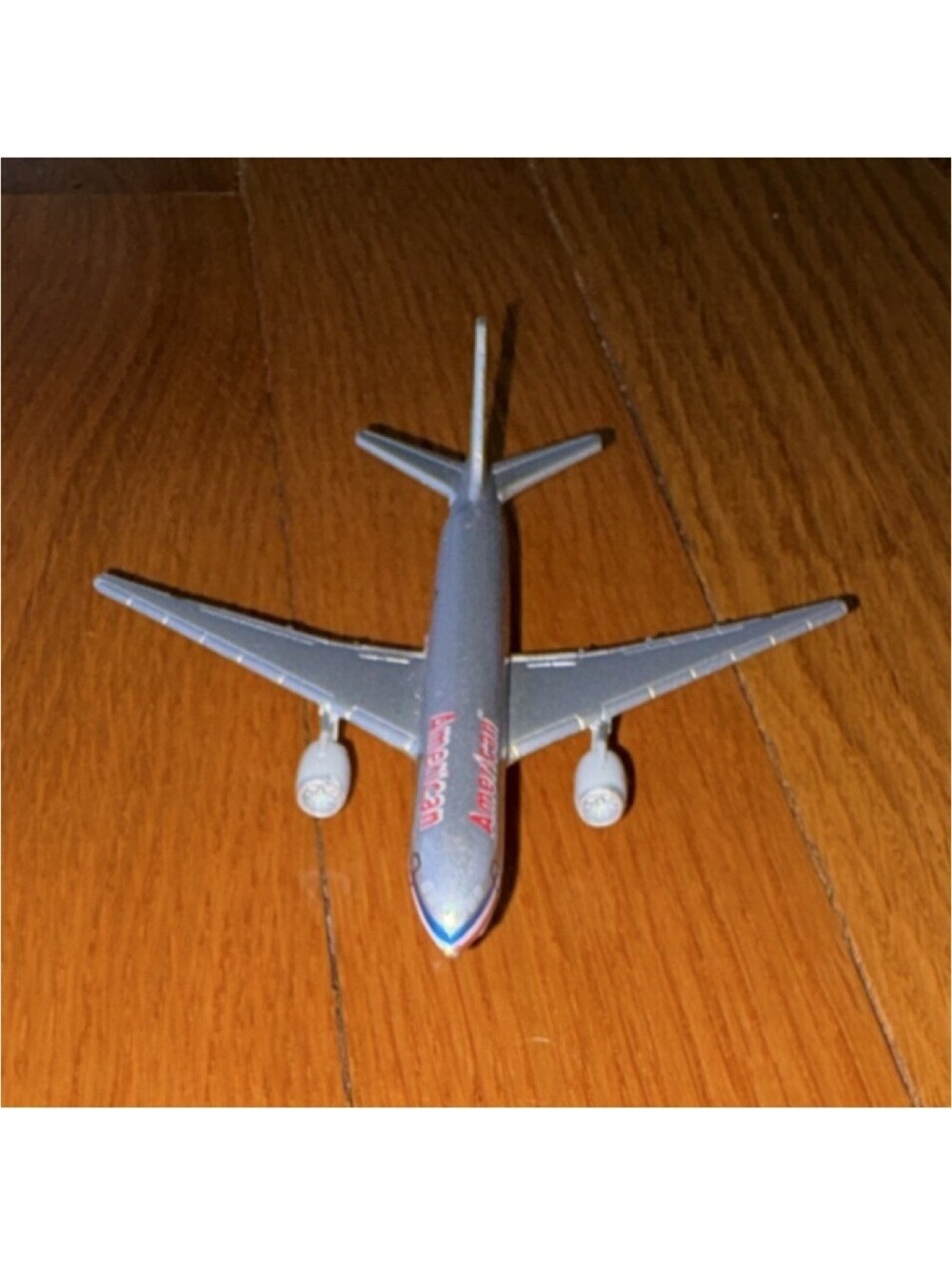 American Airlines Diecast Aircraft Model Airplane Silver Collectible Display